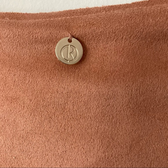 Faux suede ruffle cardigan - Picture 5 of 6